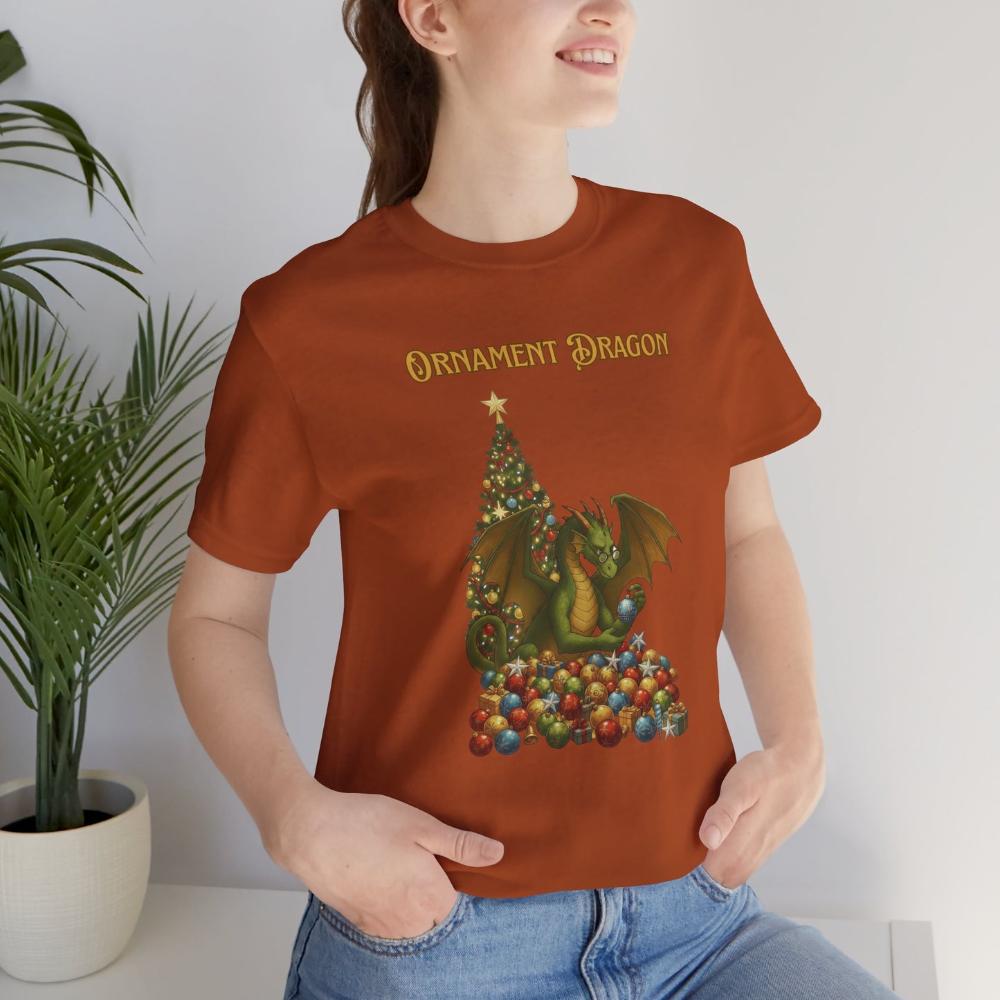 Ornament Dragon T-Shirt – Christmas Dragon Tee for Ornament Lovers