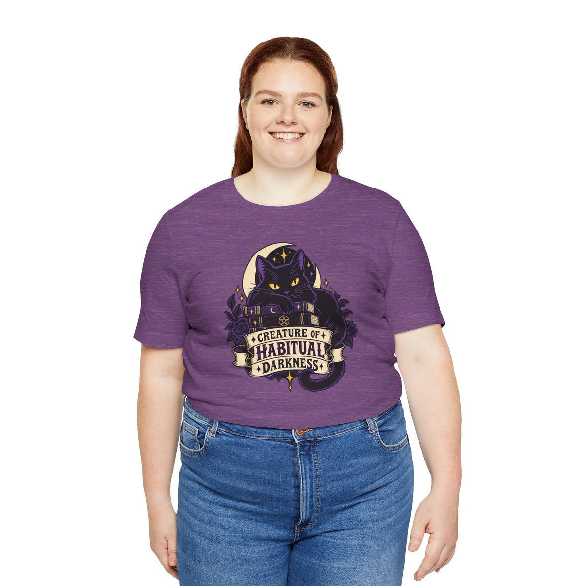 Creature of Habitual Darkness T-Shirt – Black Cat Goth Tee