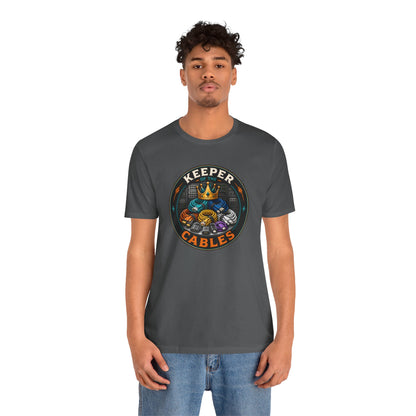 Keeper of the Cables T-Shirt – Funny Tech Dad Cable Tee