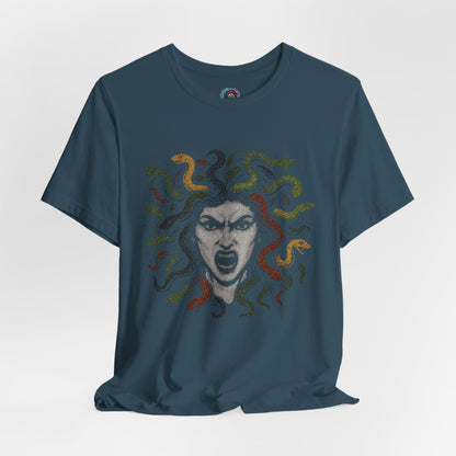 Medusa T-Shirt – Greek Mythology Gorgon Graphic Tee