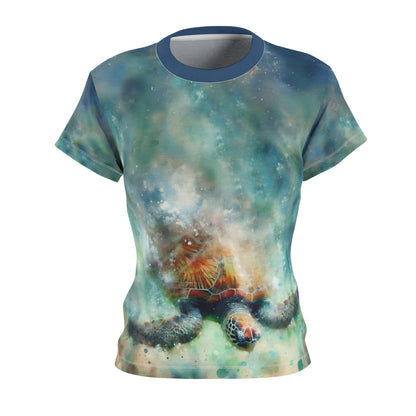 Watercolor Sea Turtle T-Shirt – Women’s Ocean-Inspired Graphic Tee
