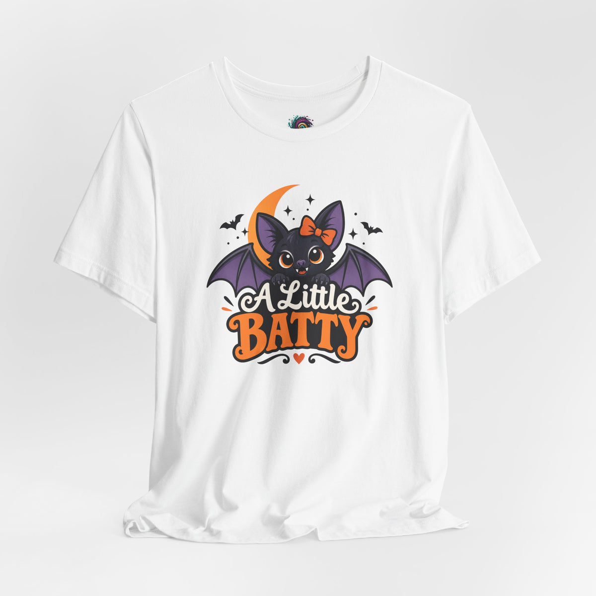 A Little Batty T-shirt - Cute Funny Halloween Bat Tee
