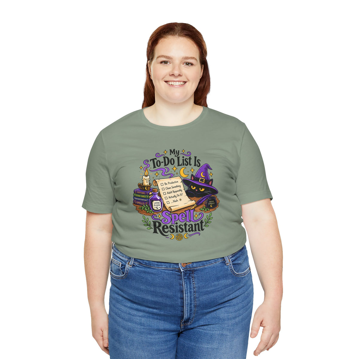 My To-Do List Is Spell Resistant T-Shirt – Funny Witchy ADHD Tee