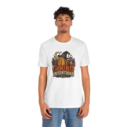 Gourd Intentions T-Shirt – Funny Witchy Fall Pumpkin Tee