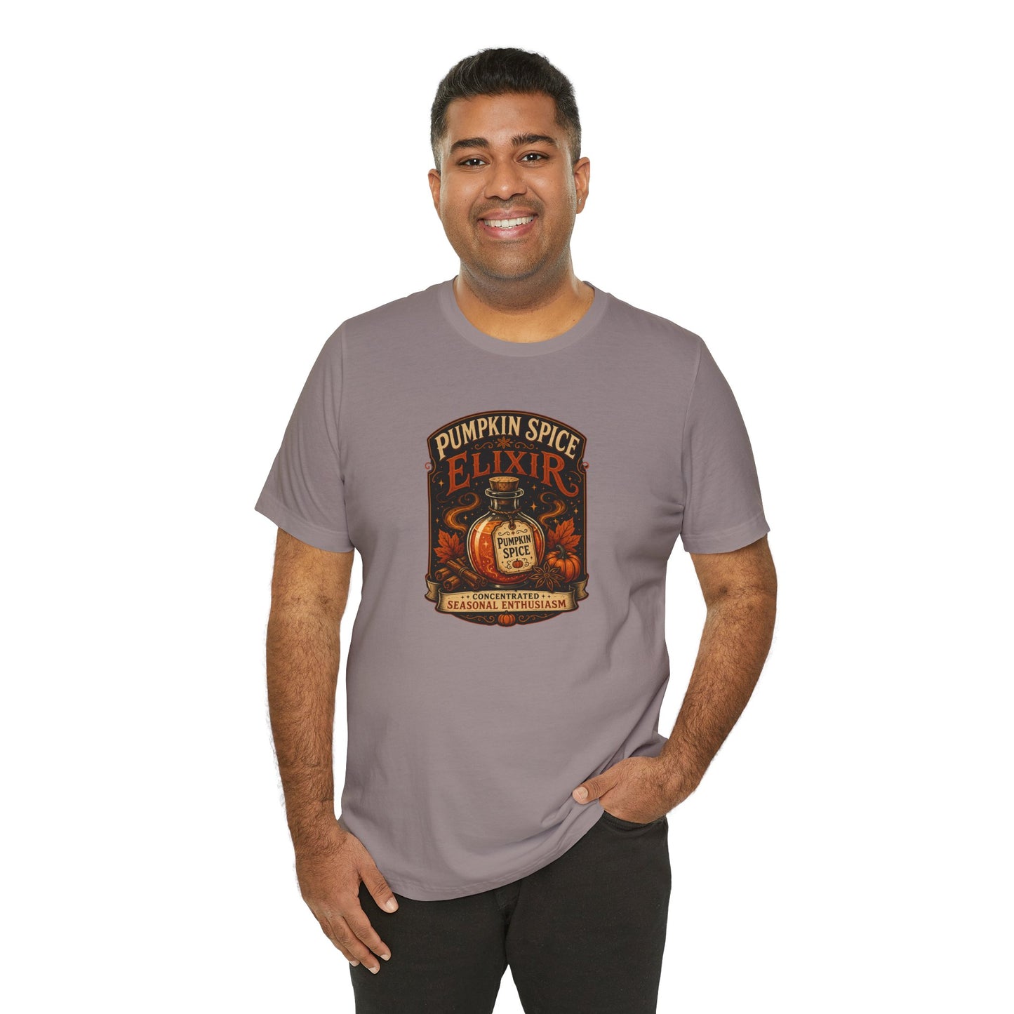 Pumpkin Spice Elixir T-Shirt – Funny Witchy Fall Coffee Tee