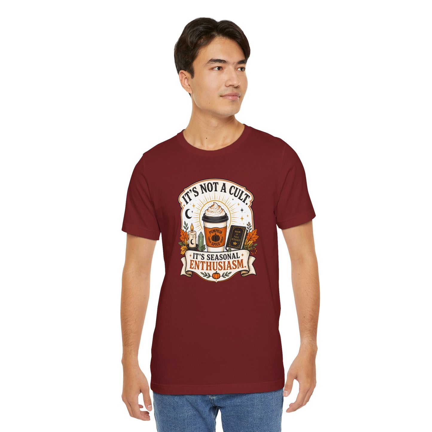 It’s Not a Cult Pumpkin Spice T-Shirt – Funny Fall Tee