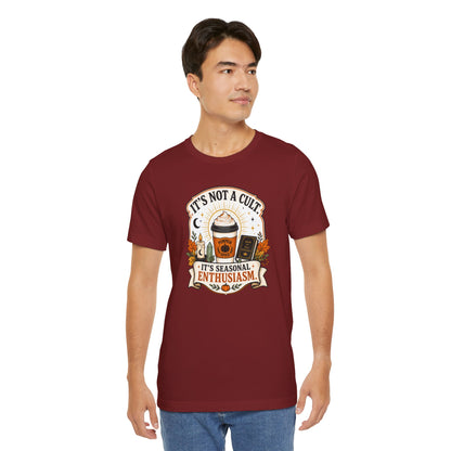 It’s Not a Cult Pumpkin Spice T-Shirt – Funny Fall Tee