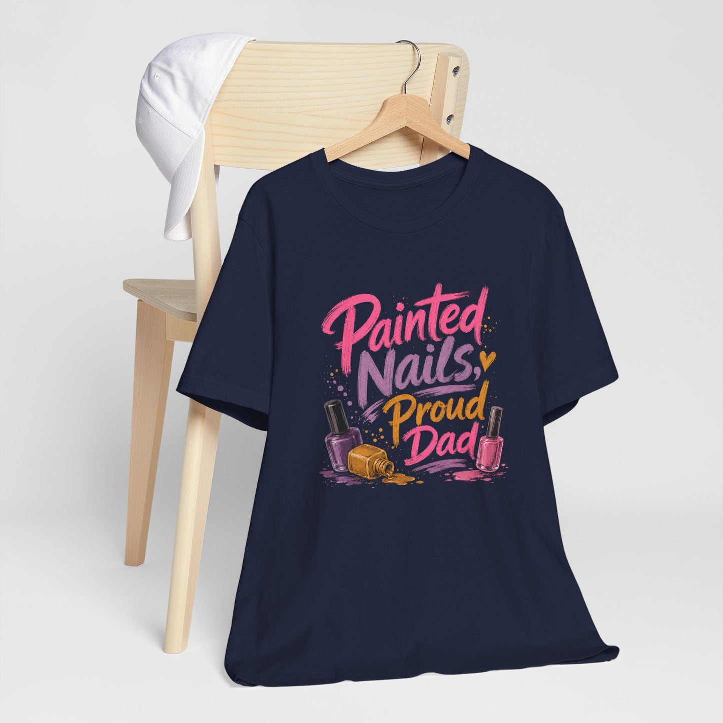 Painted Nails Proud Dad T-Shirt – Girl Dad Father’s Day Tee