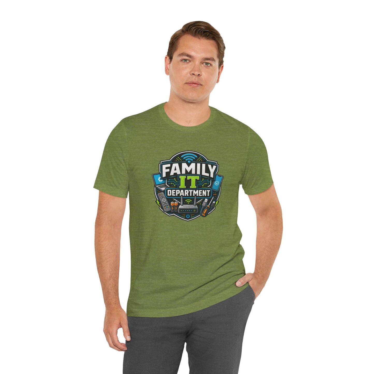 Family IT Department T-Shirt – Funny Household Tech Support Tee