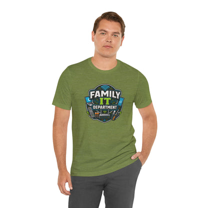 Family IT Department T-Shirt – Funny Household Tech Support Tee