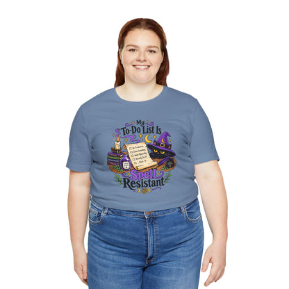 My To-Do List Is Spell Resistant T-Shirt – Funny Witchy ADHD Tee
