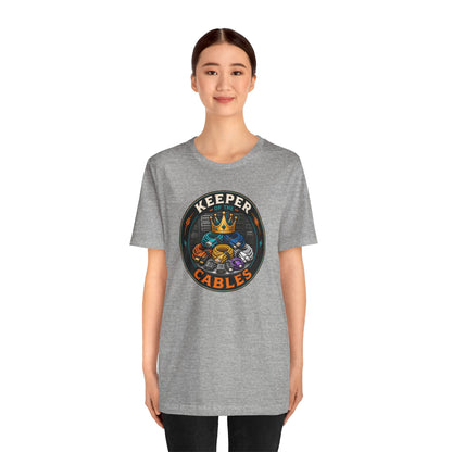 Keeper of the Cables T-Shirt – Funny Tech Dad Cable Tee