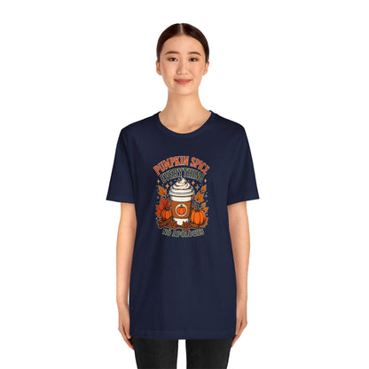 Pumpkin Spice Everything No Apologies T-Shirt – Fall Coffee Addict Tee