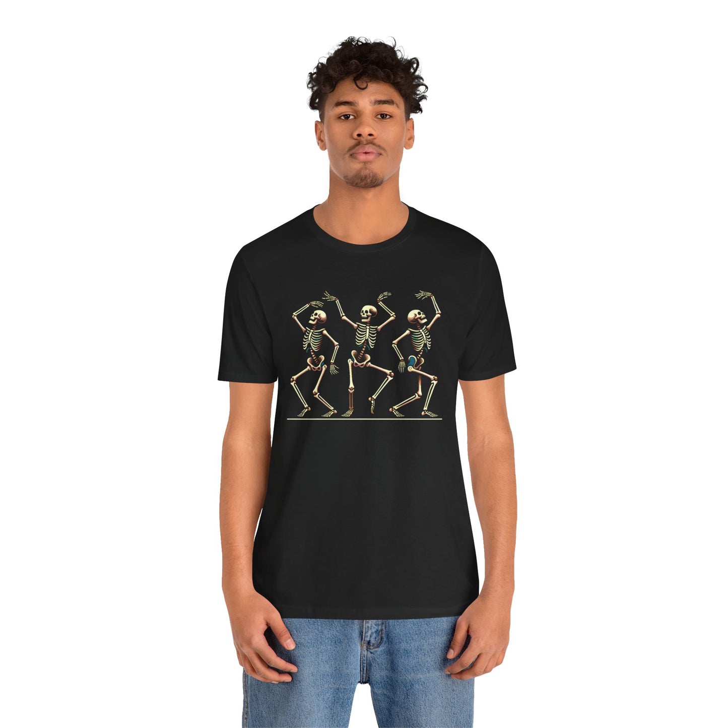 Dancing Skeleton T-Shirt – Funny Halloween Skeleton Shirt for Spooky Season