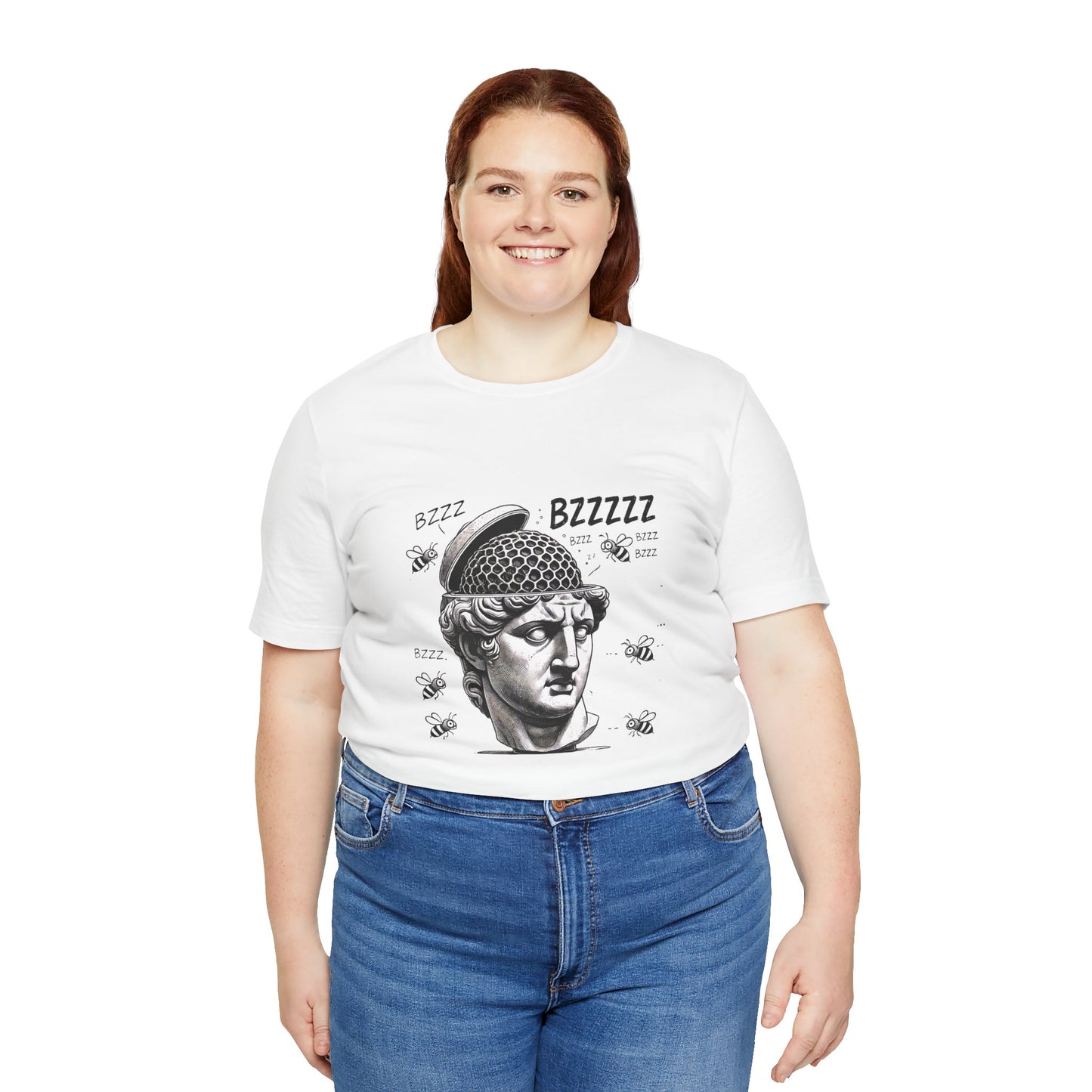 Hive Mind T-Shirt – Surreal Bee Group Think Parody Tee