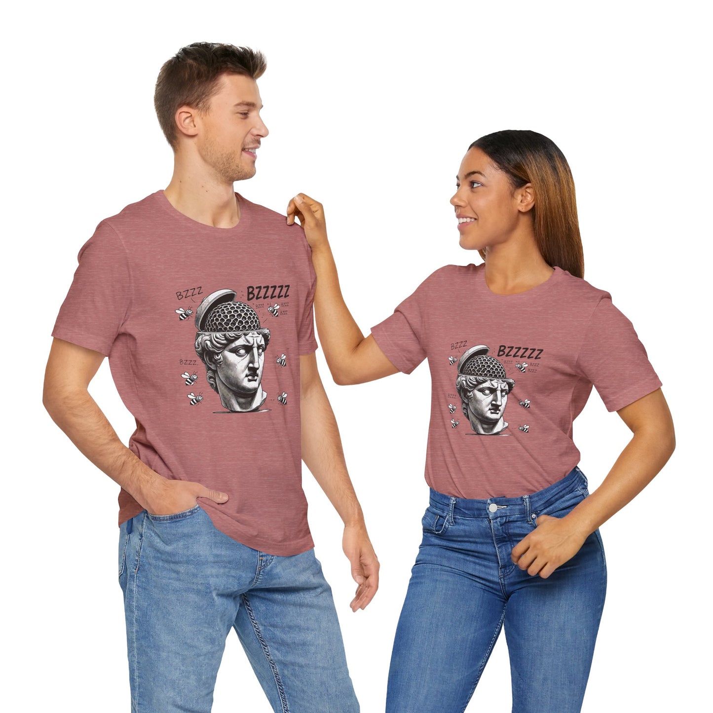 Hive Mind T-Shirt – Surreal Bee Group Think Parody Tee