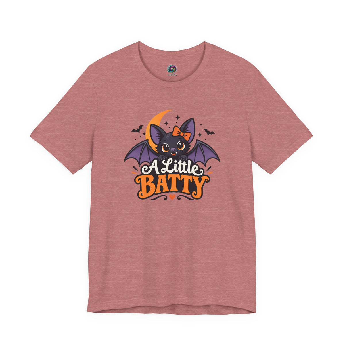 A Little Batty T-shirt - Cute Funny Halloween Bat Tee