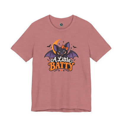A Little Batty T-shirt - Cute Funny Halloween Bat Tee