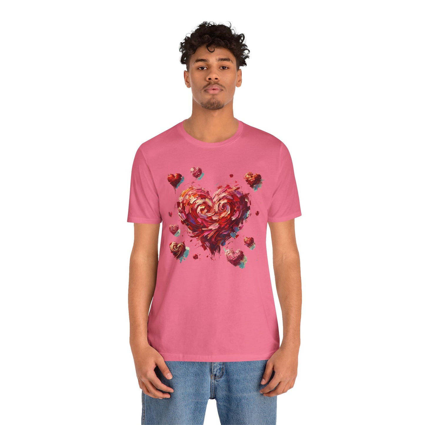 Impressionistic Heart T-Shirt – Artistic Valentine's Day Tee