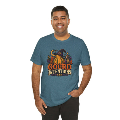 Gourd Intentions T-Shirt – Funny Witchy Fall Pumpkin Tee