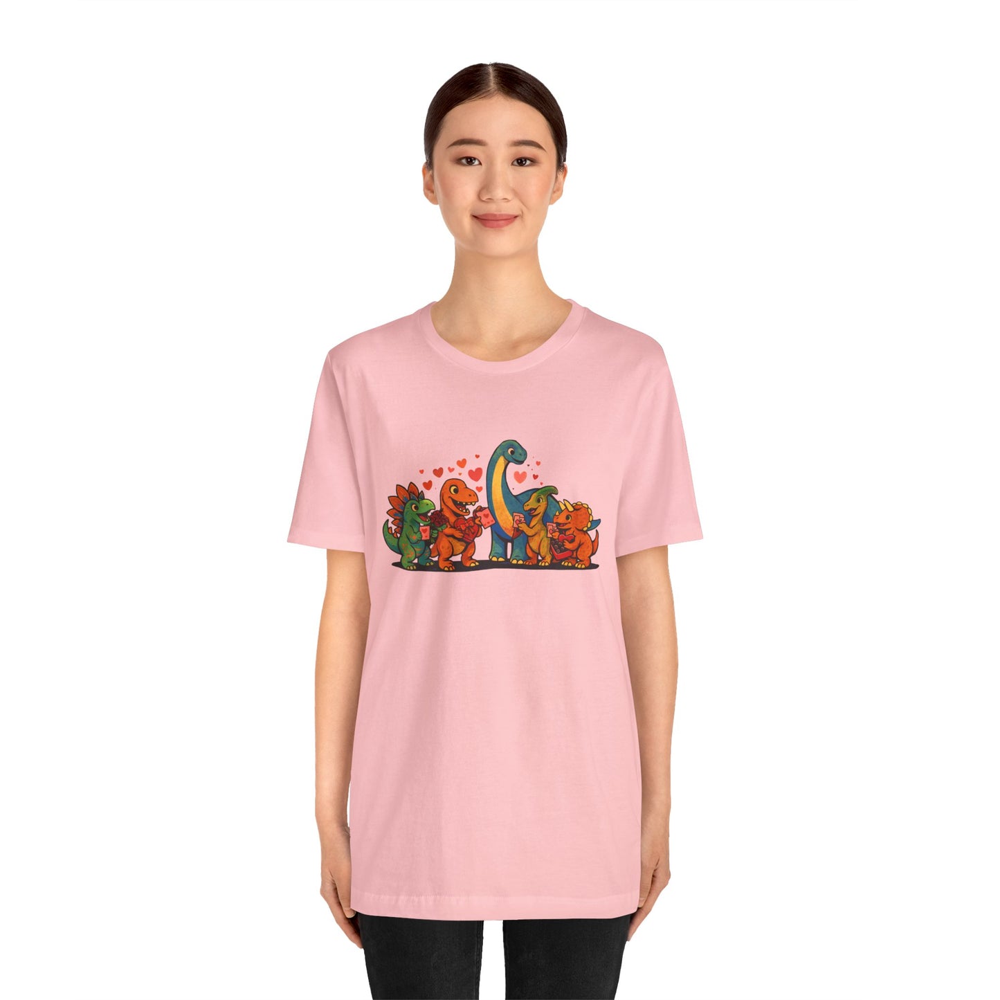 Dinosaur Valentines T-Shirt – Cute Dino Valentine’s Day Tee