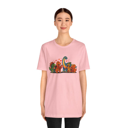 Dinosaur Valentines T-Shirt – Cute Dino Valentine’s Day Tee