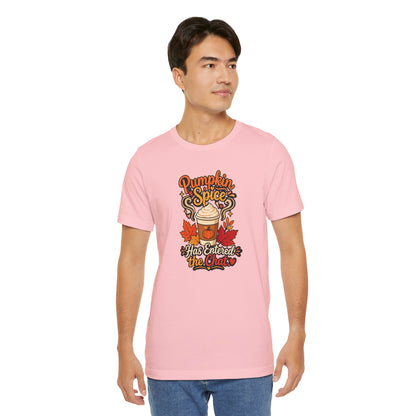 Pumpkin Spice Has Entered the Chat T-shirt - Funny Fall Coffee Tee