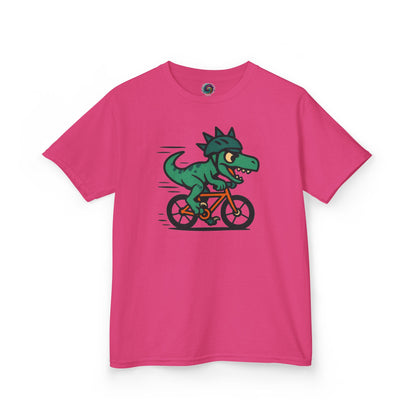 Kids Velociraptor Bike T-Shirt – Funny Dino Velo Tee