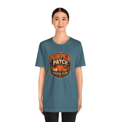 Pumpkin Patch Social Club T-Shirt – Fall Pumpkin Tee