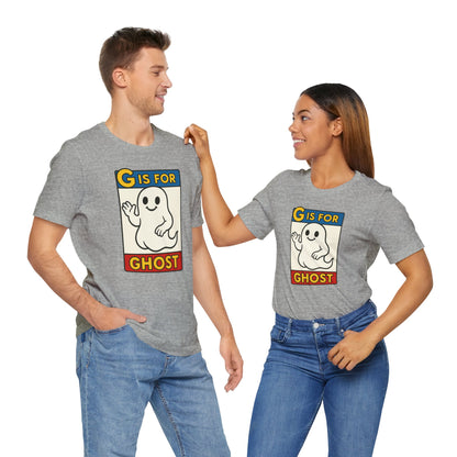 G Is for Ghost Shirt – Funny Monster Alphabet Halloween Tee