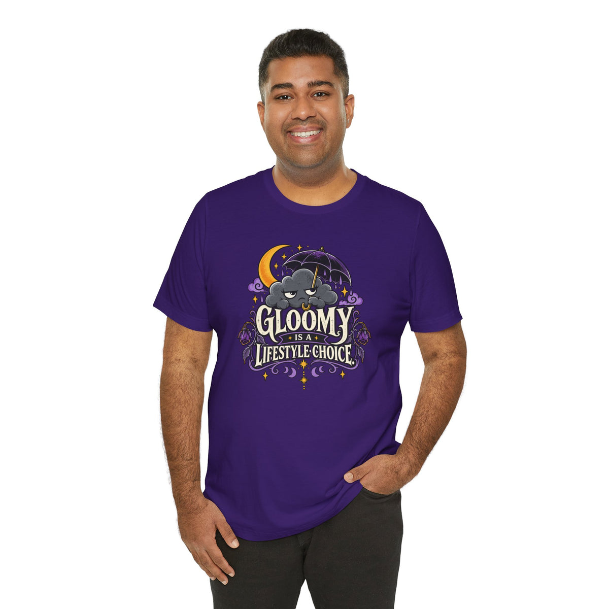 Gloomy Is a Lifestyle Choice T-Shirt – Funny Goth Halloween Tee