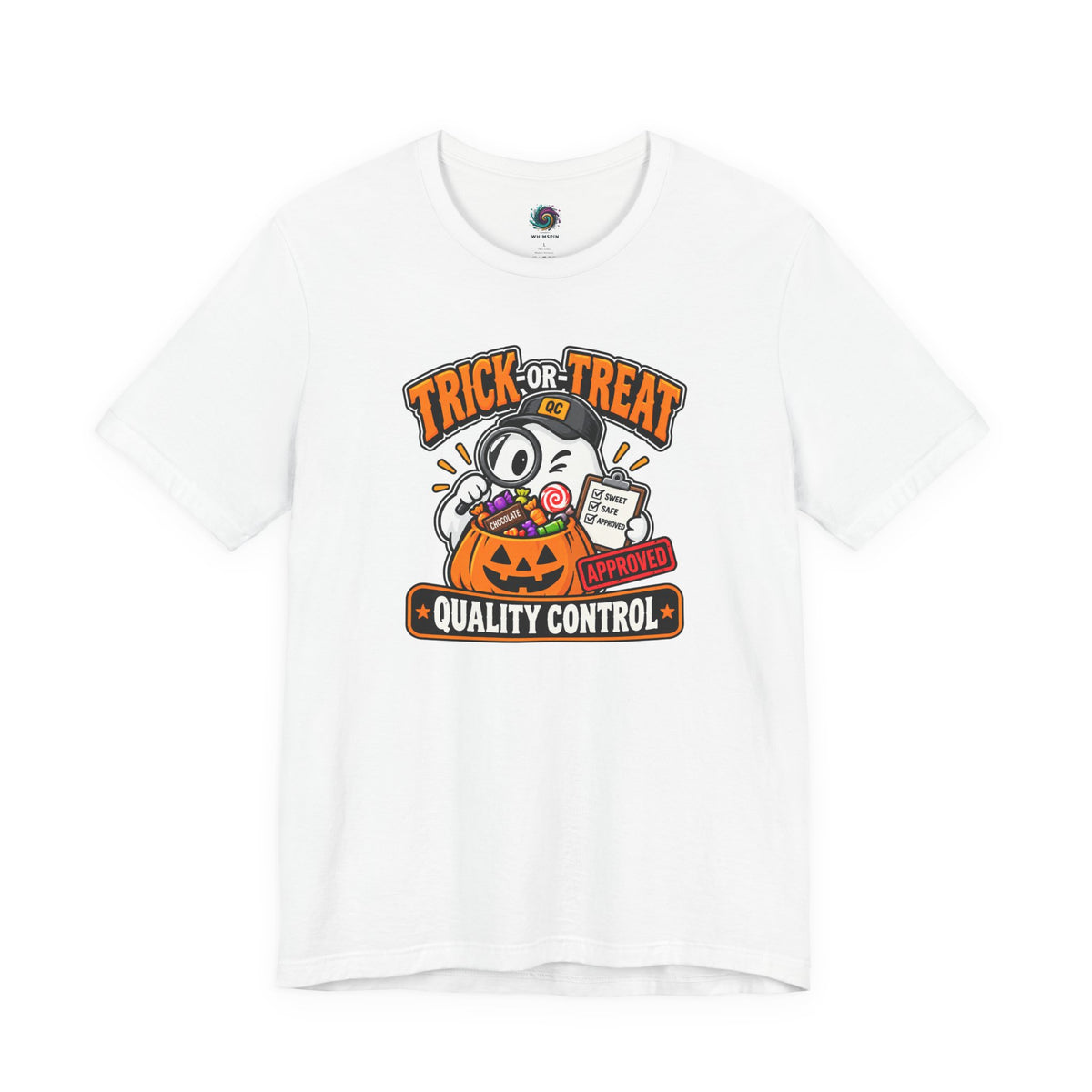 Trick-or-Treat Quality Control T-Shirt – Funny Halloween Candy Tee