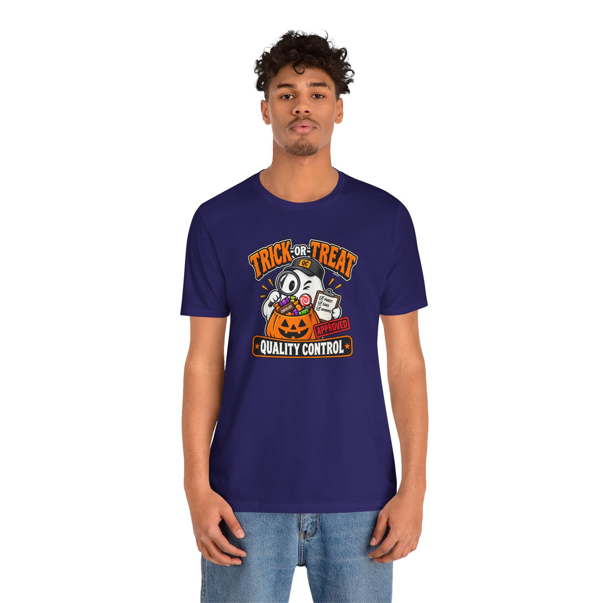Trick-or-Treat Quality Control T-Shirt – Funny Halloween Candy Tee