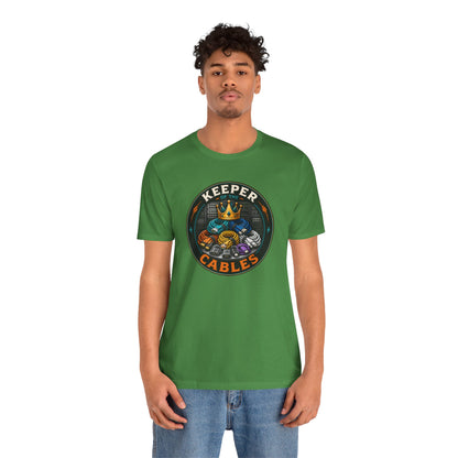 Keeper of the Cables T-Shirt – Funny Tech Dad Cable Tee