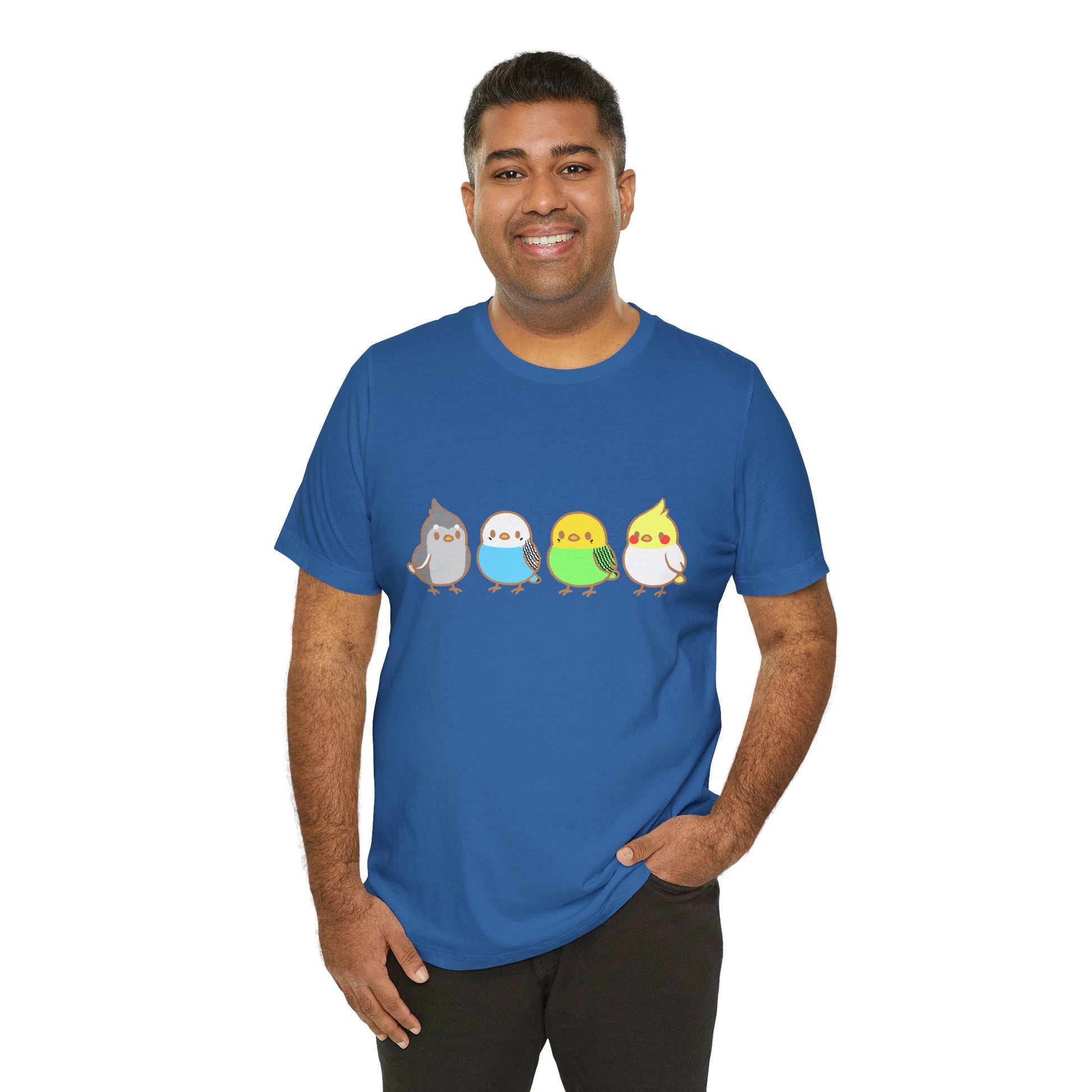 Chirpy Flock Bird T-Shirt – Cute Tee for Animal Lovers - WhimSpin - https://whimspin.com