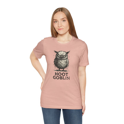 Hoot Goblin T-Shirt – Funny Owl Tee for Night Owls & Mischief Makers