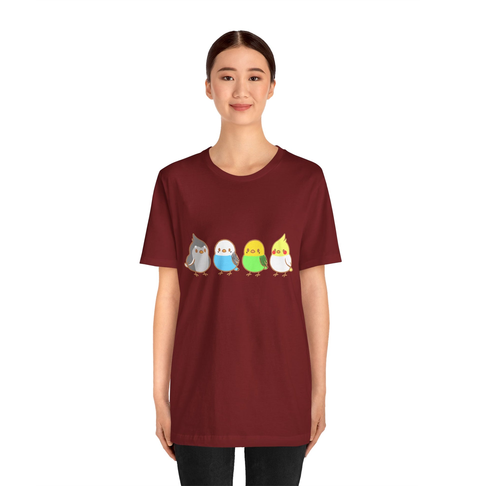 Chirpy Flock Bird T-Shirt – Cute Tee for Animal Lovers - WhimSpin - https://whimspin.com