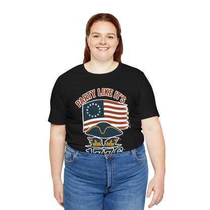 Party Like It’s 1776 T-Shirt – Revolutionary Spirit USA Tee - WhimSpin - https://whimspin.com