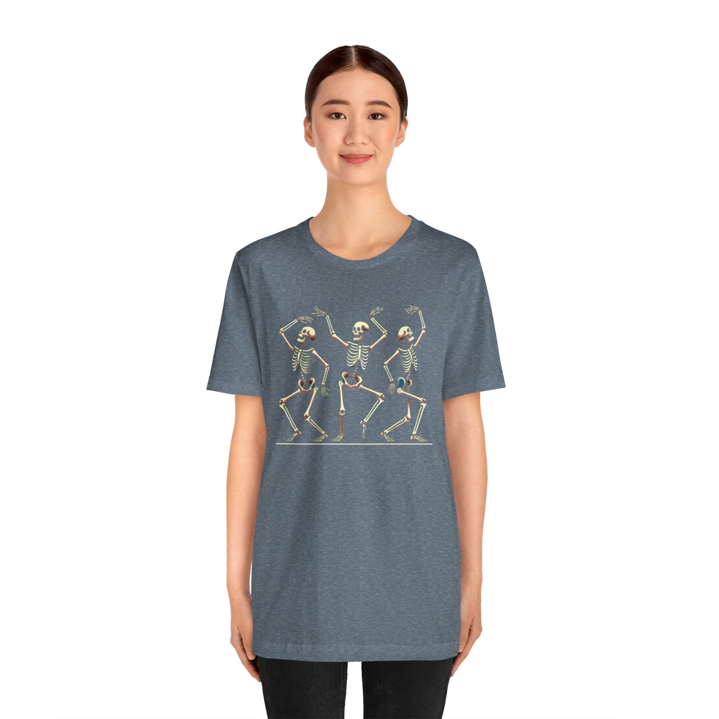 Dancing Skeleton T-Shirt – Funny Halloween Skeleton Shirt for Spooky Season