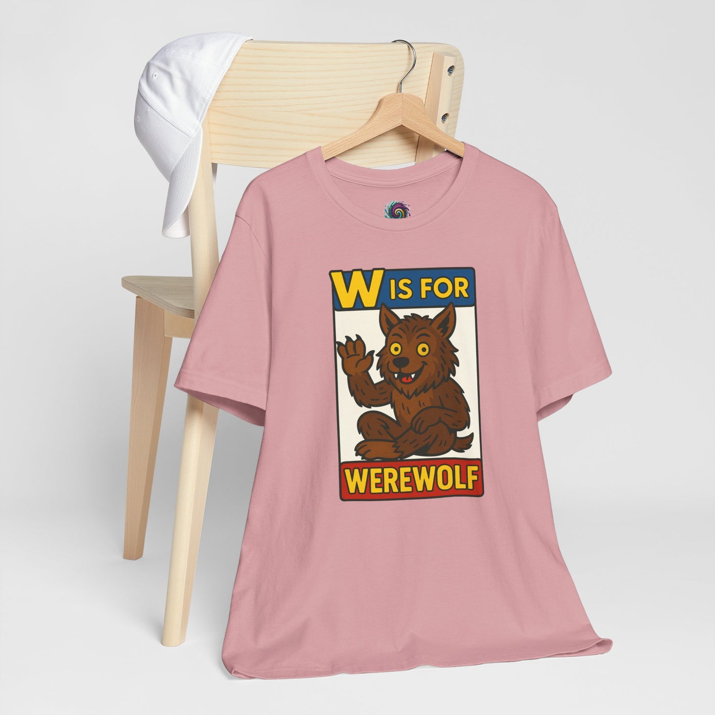 W Is for Werewolf T-Shirt – Cute Werewolf Shirt from Monster Alphabet