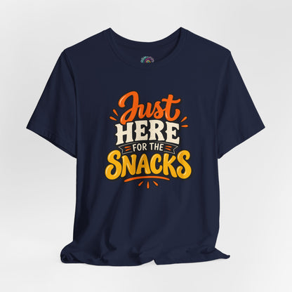 Just Here for the Snacks T-Shirt – Funny Halloween Foodie Tee