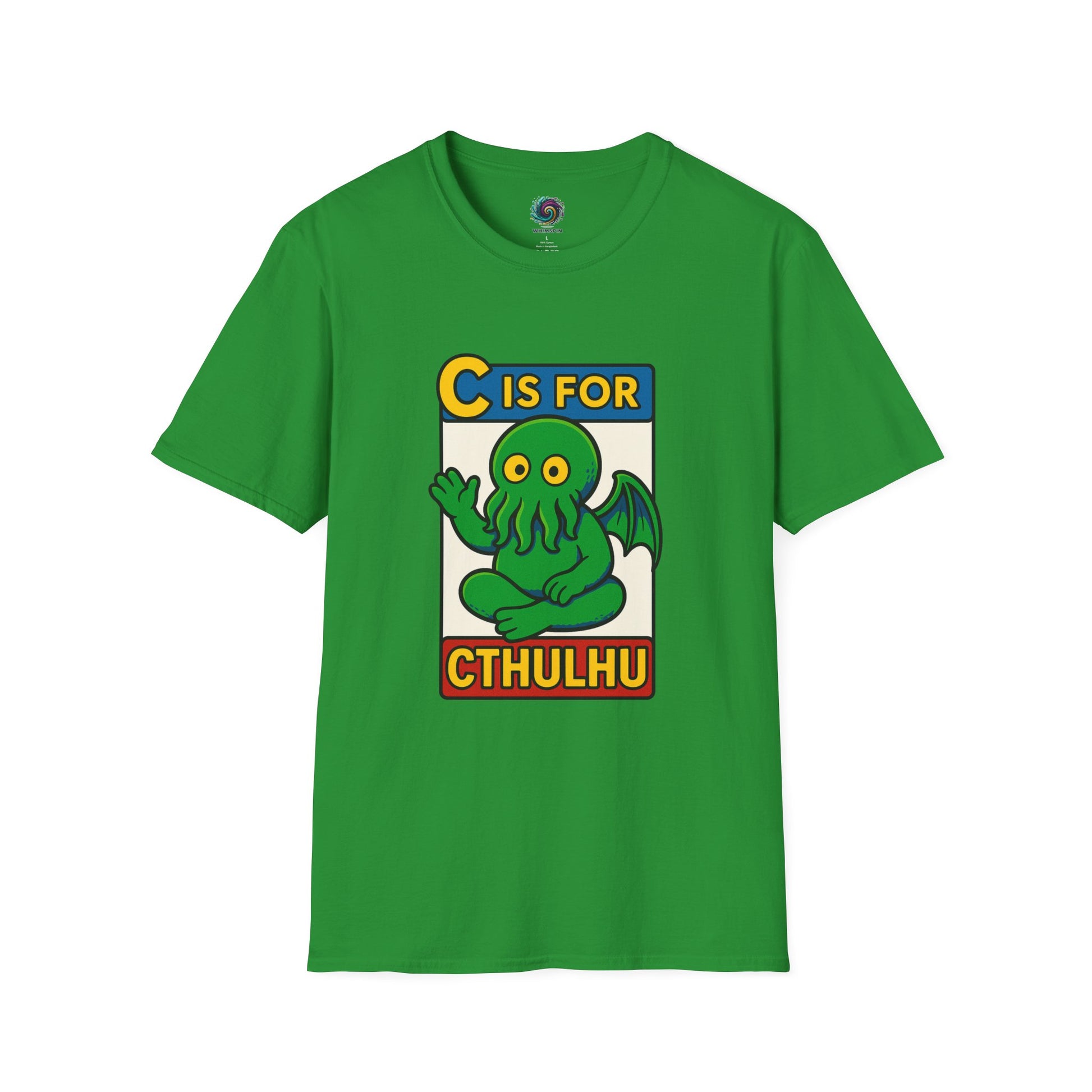 Green "C is for Cthulhu" tshirt