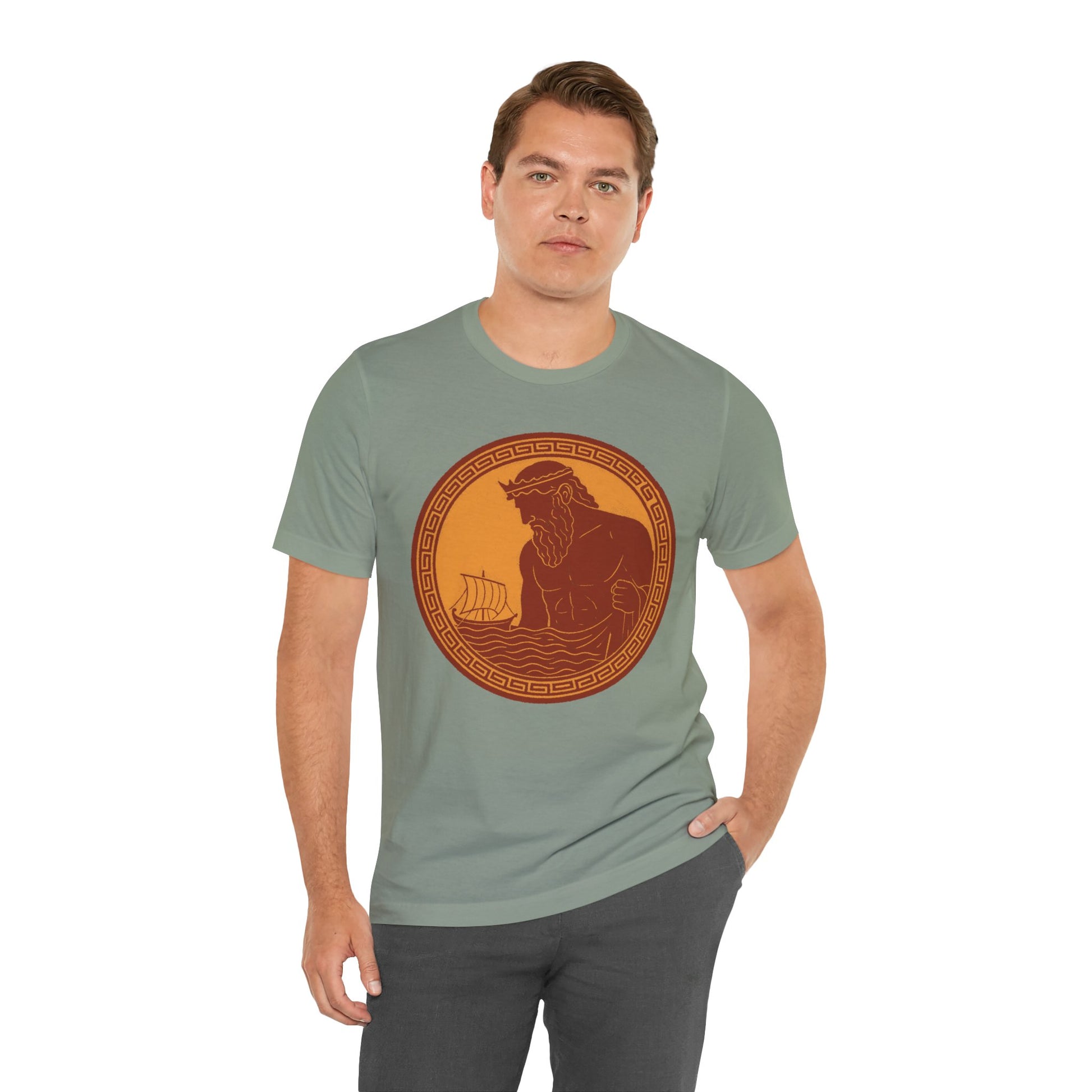 Poseidon Epic T-Shirt – Greek Mythology Ocean God Tee - WhimSpin - https://whimspin.com