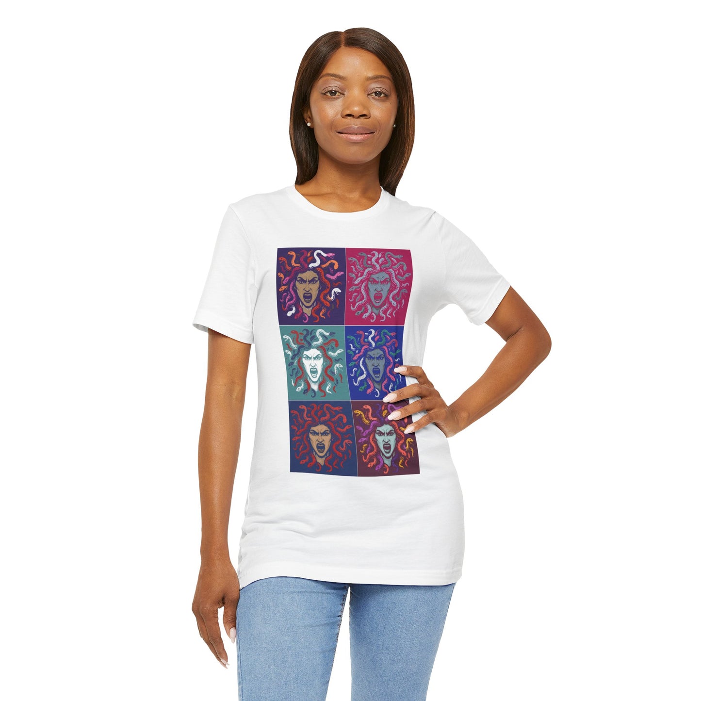 The Female Gaze Medusa T-Shirt – Feminist Pop Art Tee