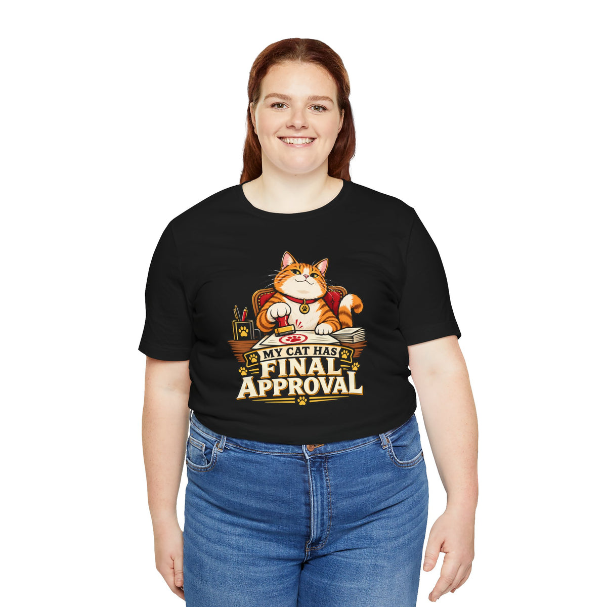 My Cat Has Final Approval T-Shirt – Funny Cat Boss Tee
