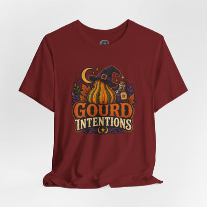 Gourd Intentions T-Shirt – Funny Witchy Fall Pumpkin Tee