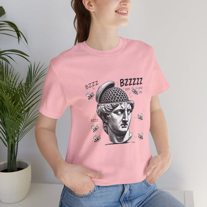 Hive Mind T-Shirt – Surreal Bee Group Think Parody Tee
