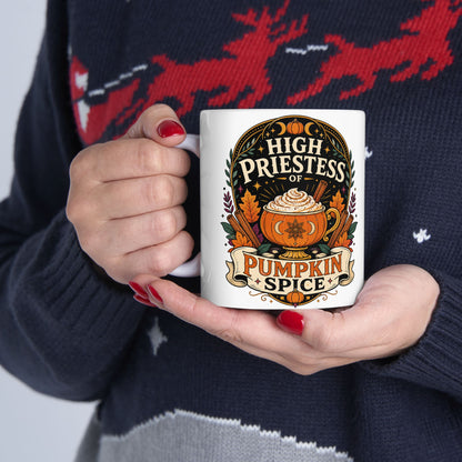 High Priestess of Pumpkin Spice Mug – 11oz & 15oz Fall Cup