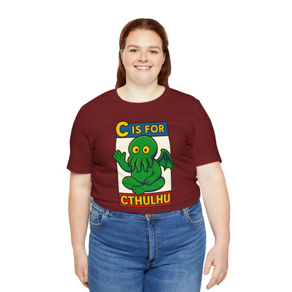 C is for Cthulhu Graphic Tee – Funny Cthulhu Shirt