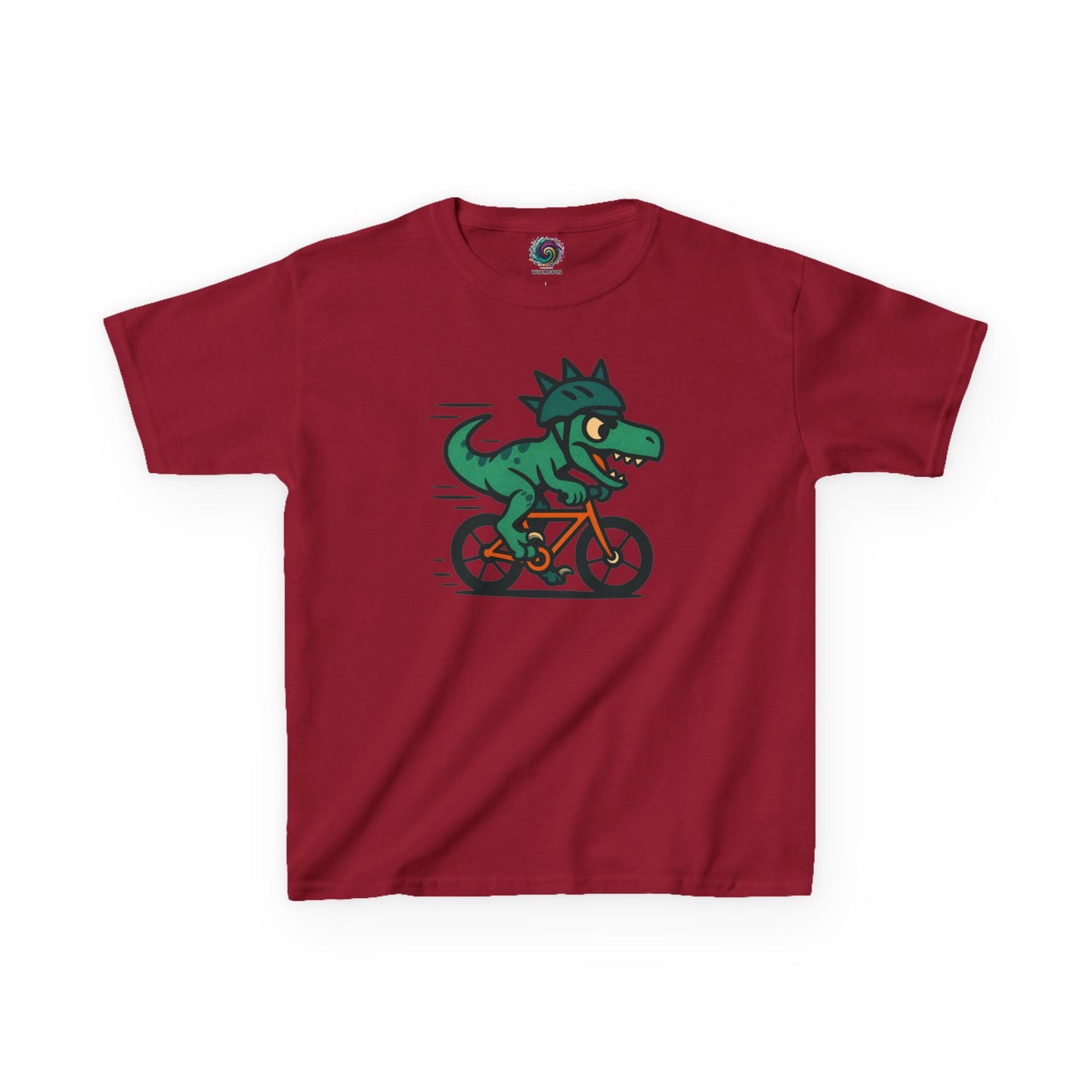 Kids Velociraptor Bike T-Shirt – Funny Dino Velo Tee